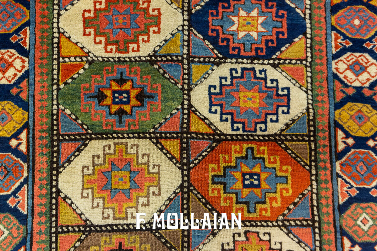 Caucasian Rug Moghan Multicolor Runner n°:71193526